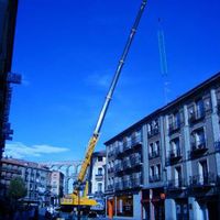 Grúas Valladolid y Transportes Especiales construcción 4